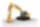 Diesel excavator CAT 320